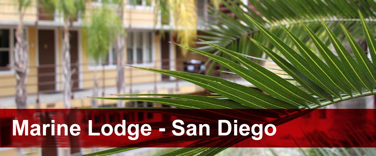 Image of Marine Lodging courtyard.