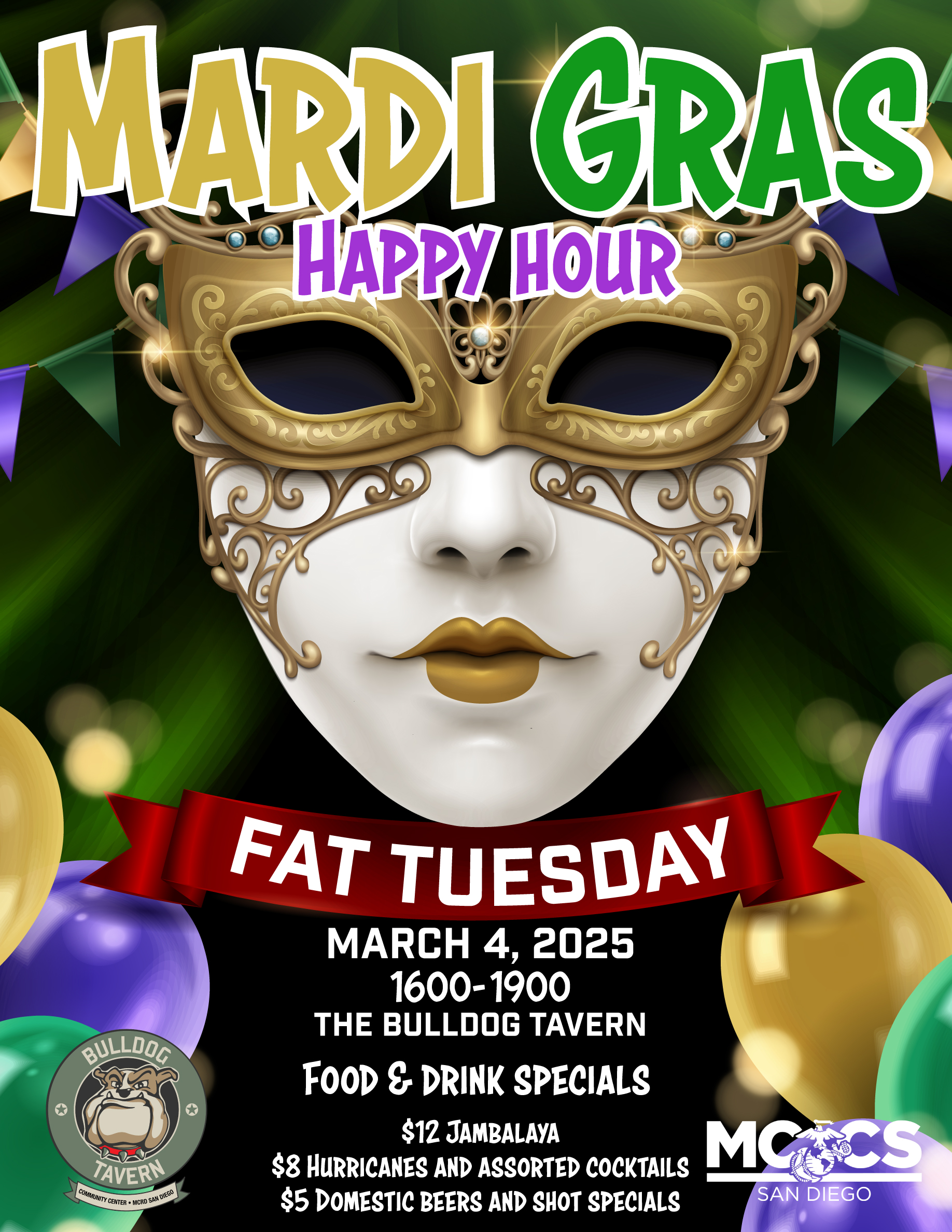 Fat Tuesday 2025 San Diego 