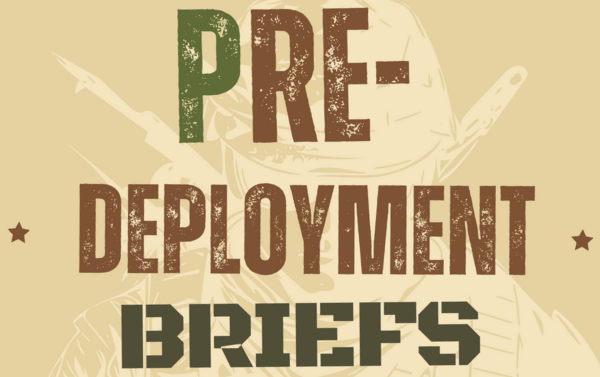 Pre-Deployment Brief - Virtual