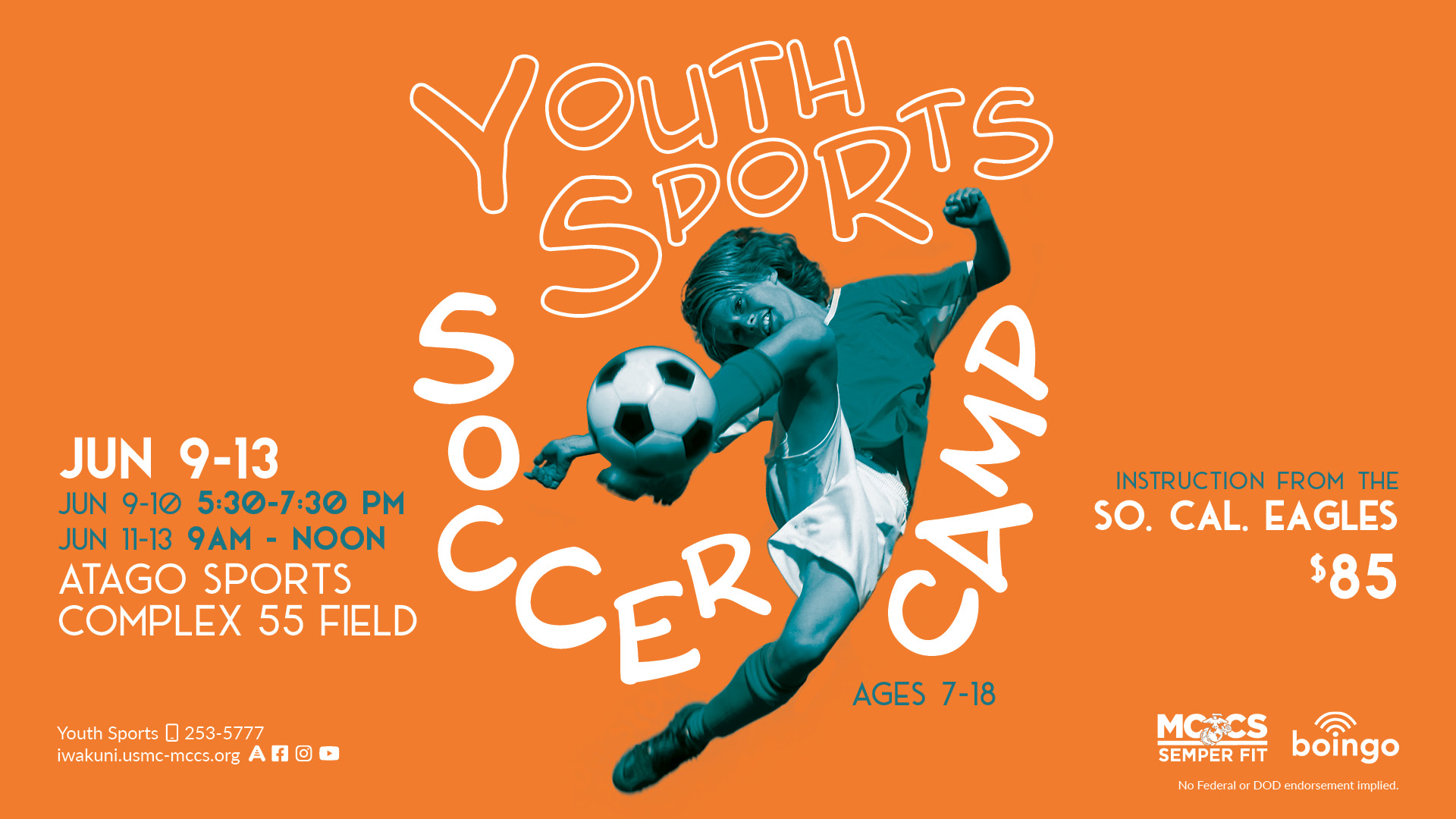 Youth Sports Summer Soccer Camp