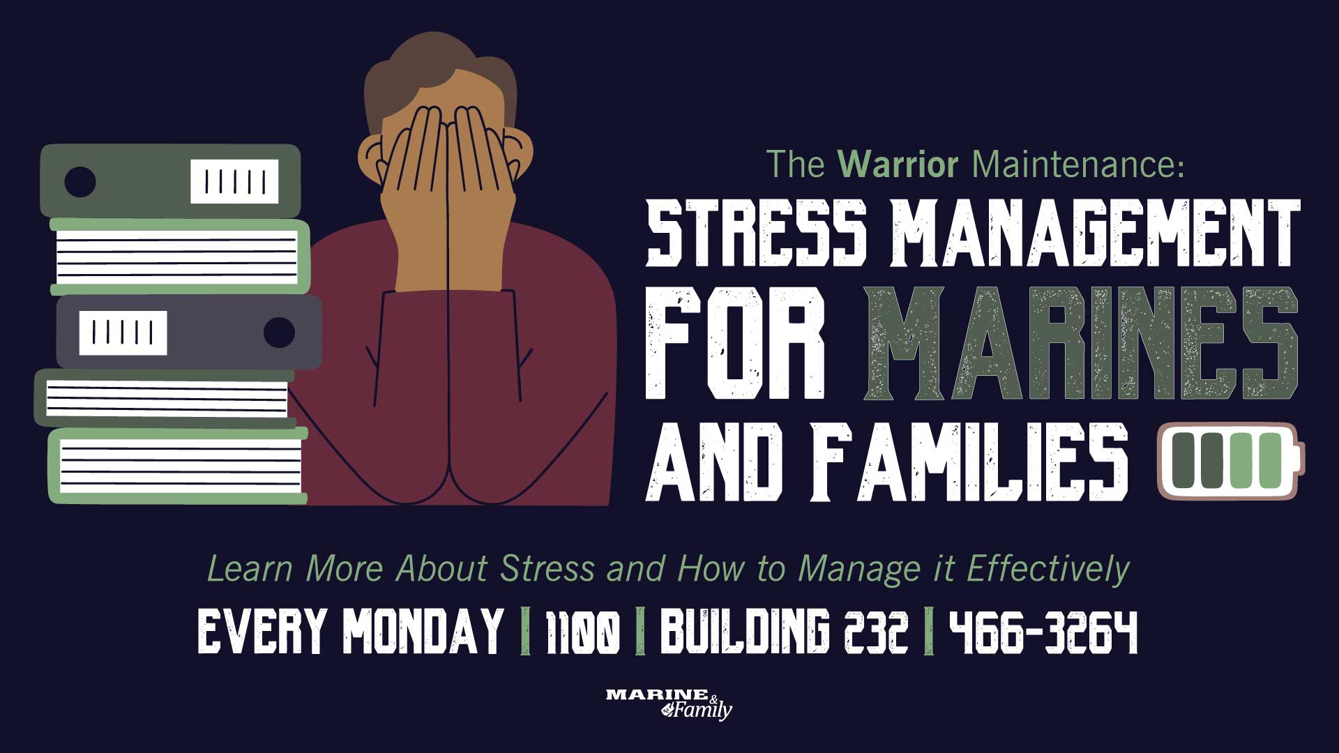 Warrior Maintenance: Stress Management