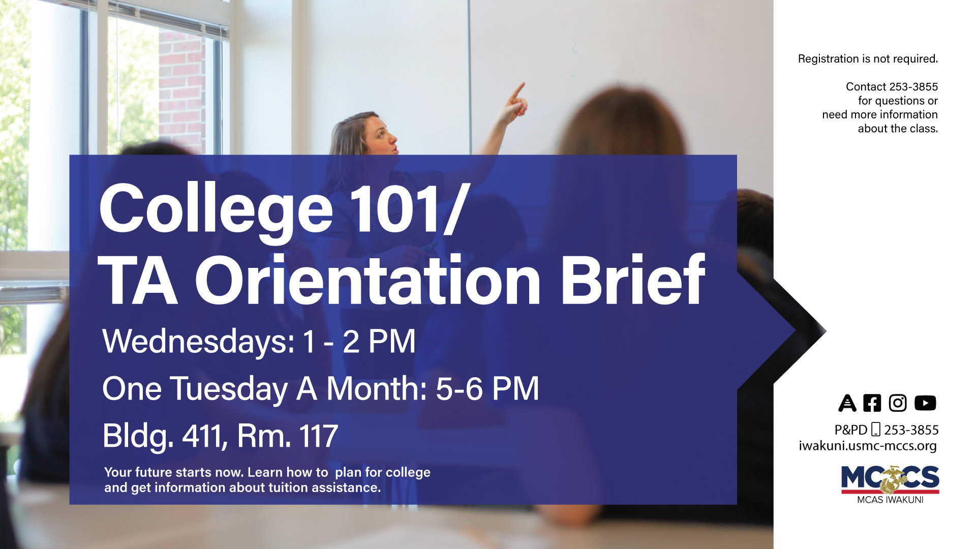 College 101 / TA Orientation Brief (Evening Session)