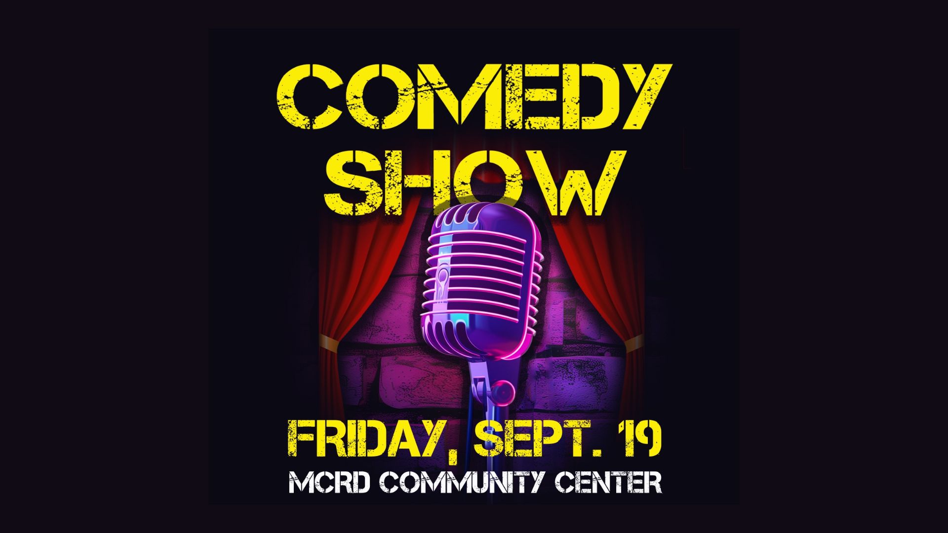 Comedy Show on September 19