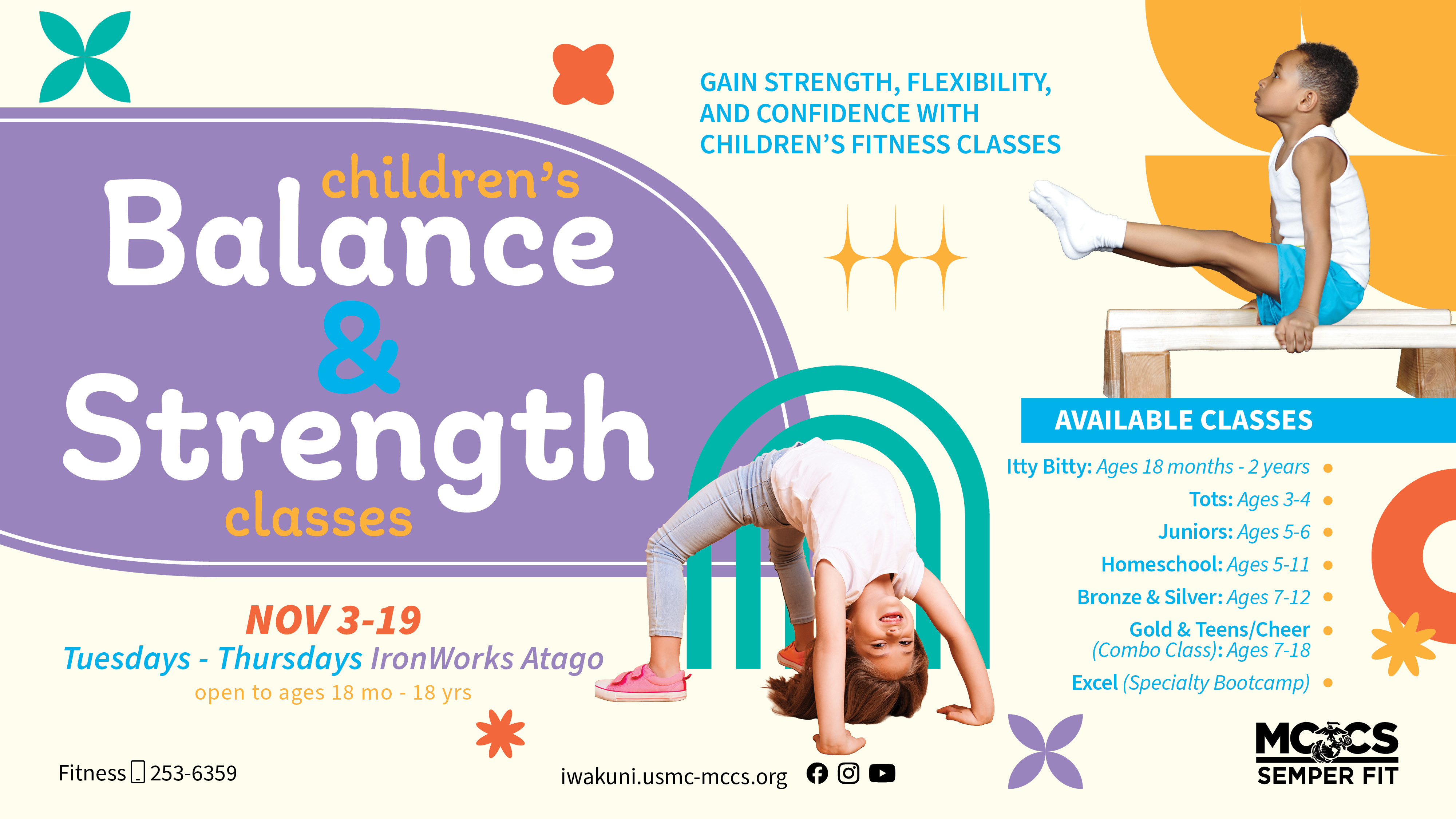 Children's Balance & Strength Classes - November