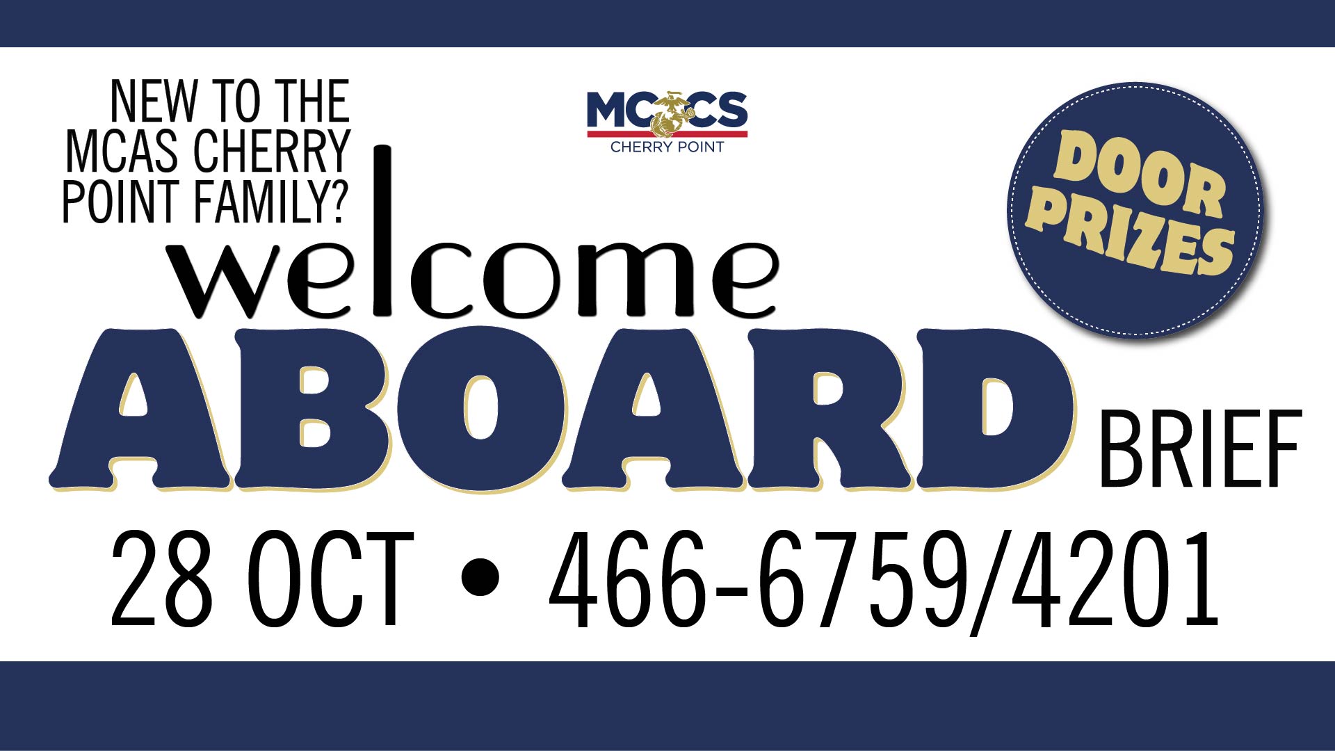 Welcome Aboard Brief