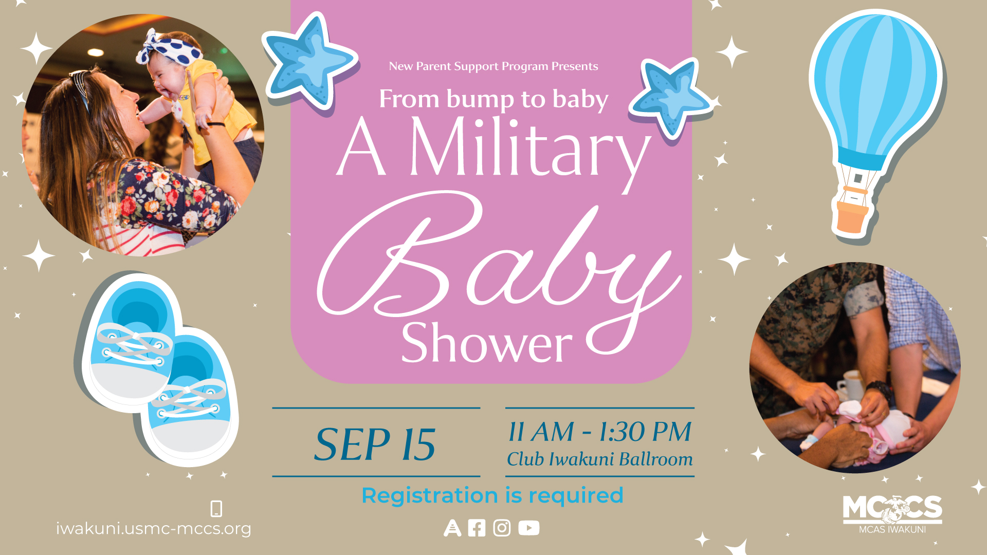 From Bump to Baby: A Military Baby Shower