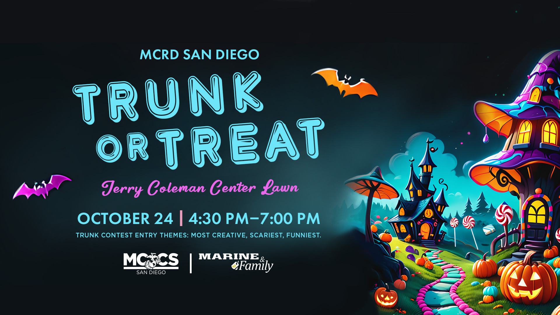 Trunk or Treat on October 24