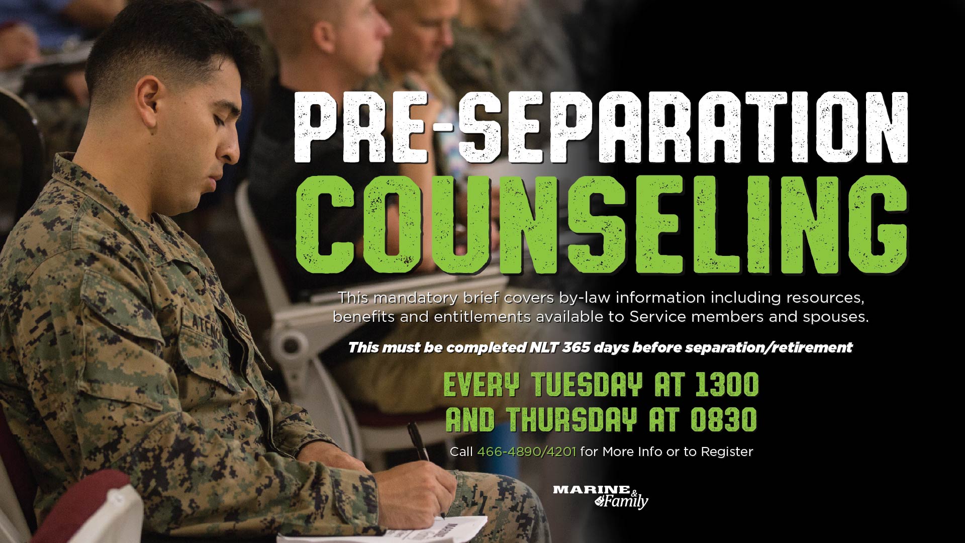 Pre-Separation Counseling
