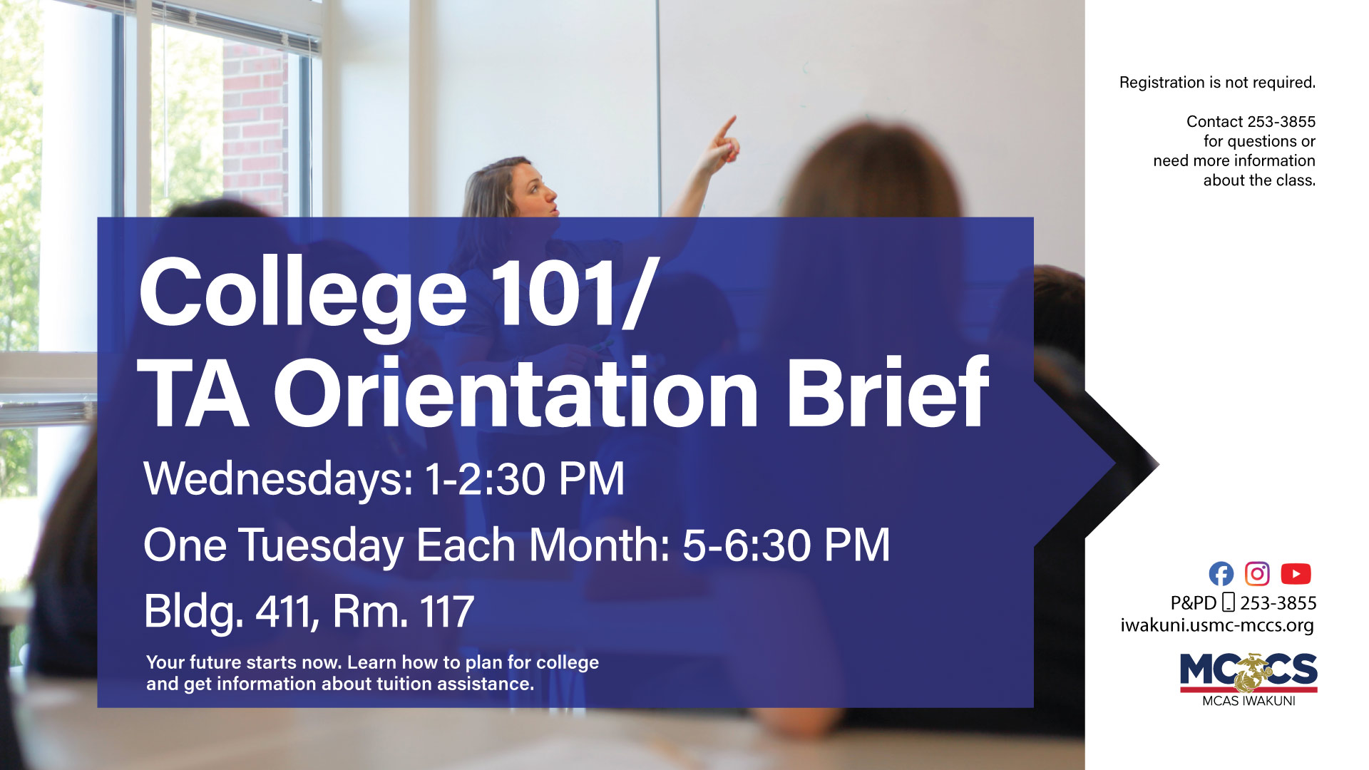 College 101 / TA Orientation Brief